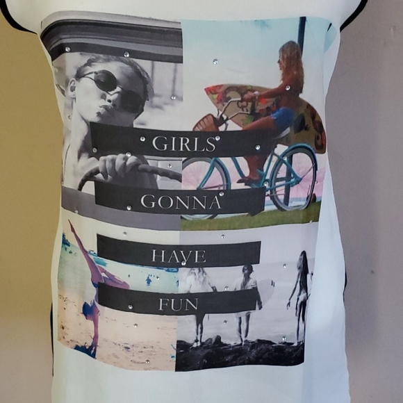 Kazo Girls Gonna Have Fun tanktop size small - Picture 2 of 12